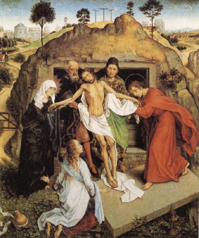 Roger Van Der Weyden Entombment France oil painting art